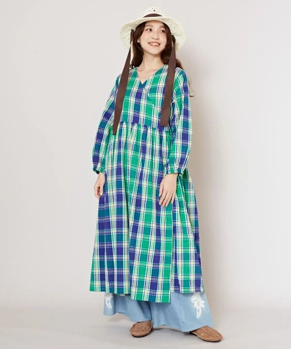 Checkered Cache Coeur Dress